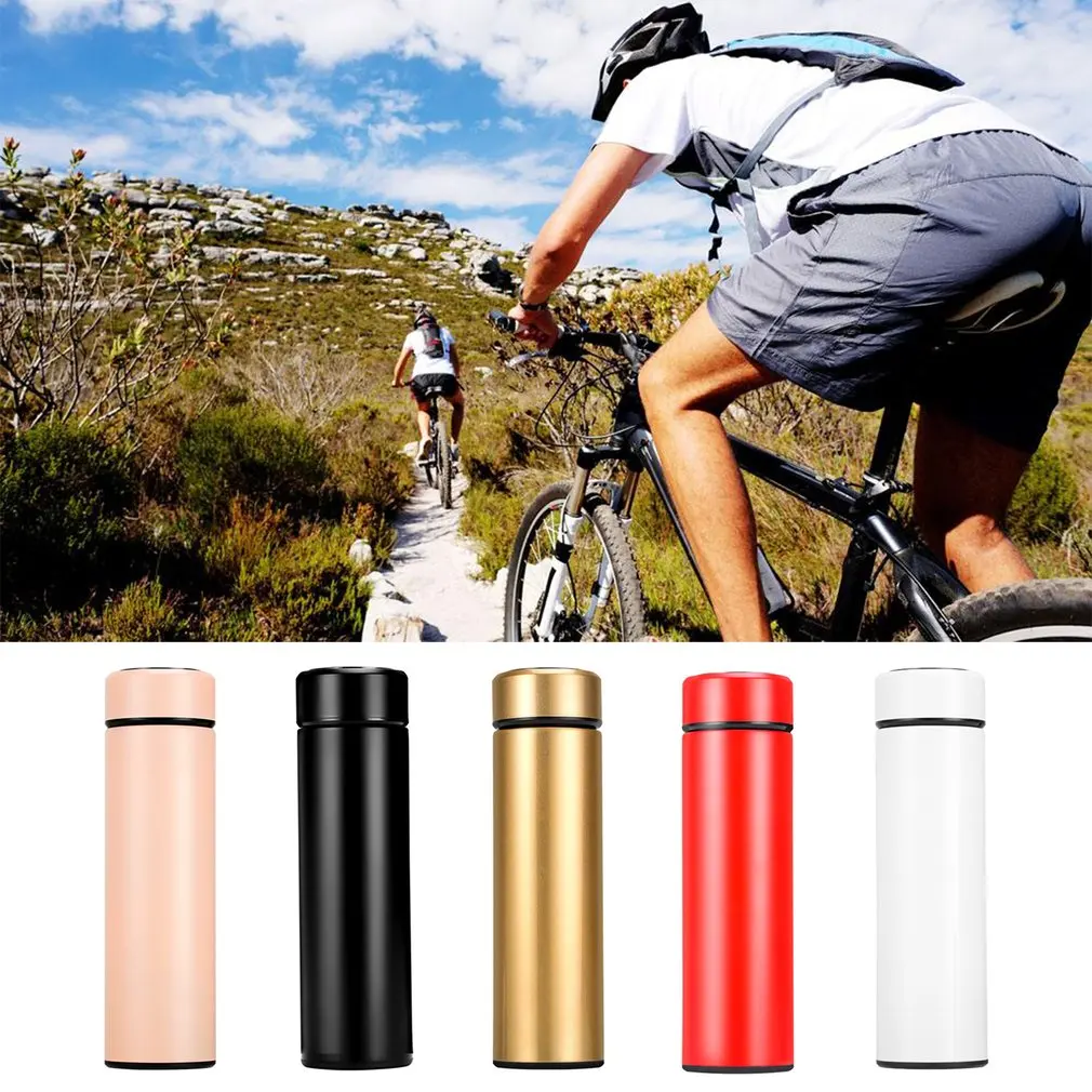 500ml LED display Intelligent Temperature Measuring Cup double vacuum cup gift custom Vacuum Flask Stainless Steel