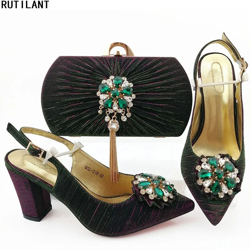 

Latest Sales In Women Matching Shoes and Bag Set Italian Designer Shoes and Bags Matching Set Summer High Heeled Shoes for Women