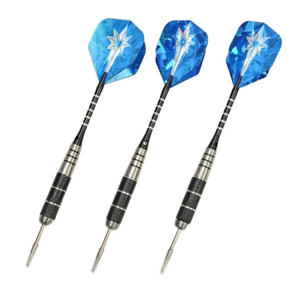 3Pcs Stainless Iron Dart Fine High-End Stainless Iron Dart Pins Indoor Fitness Tools Reduce Pressure for Adult Teen