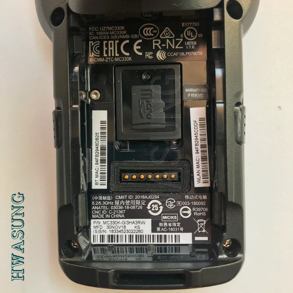 ZEBRA Motorola Symbol MC330K-GI3HA3RW 38 ключ Премиум терминал сбора данных 2D сканер штрих-кода