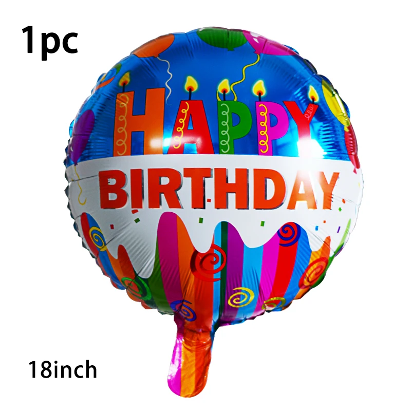 Воздушные шары на день рождения, вечерние шары, украшения на день рождения, Детские воздушные шары из фольги