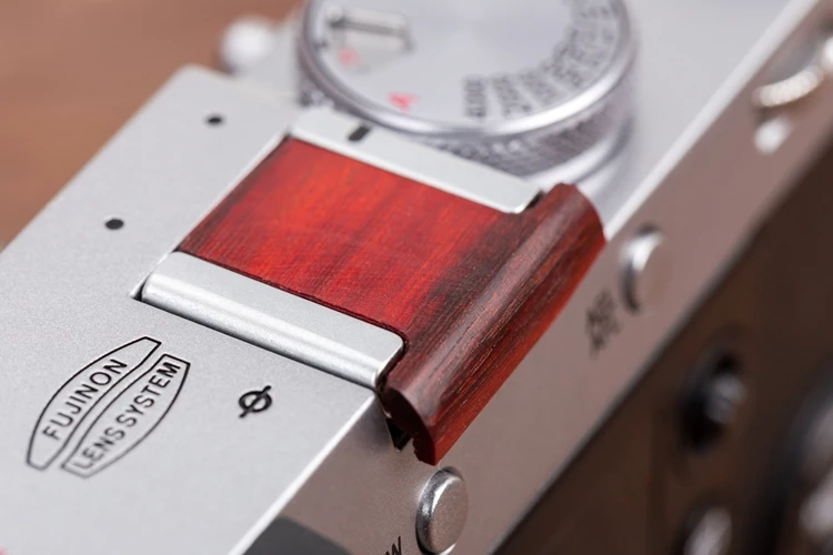 Деревянная поверхность камеры Горячий башмак Защитная крышка деревянная кнопка спуска затвора для Fujifilm Fuji X100F X-Pro2 XT20 XT30 XT3 XE3