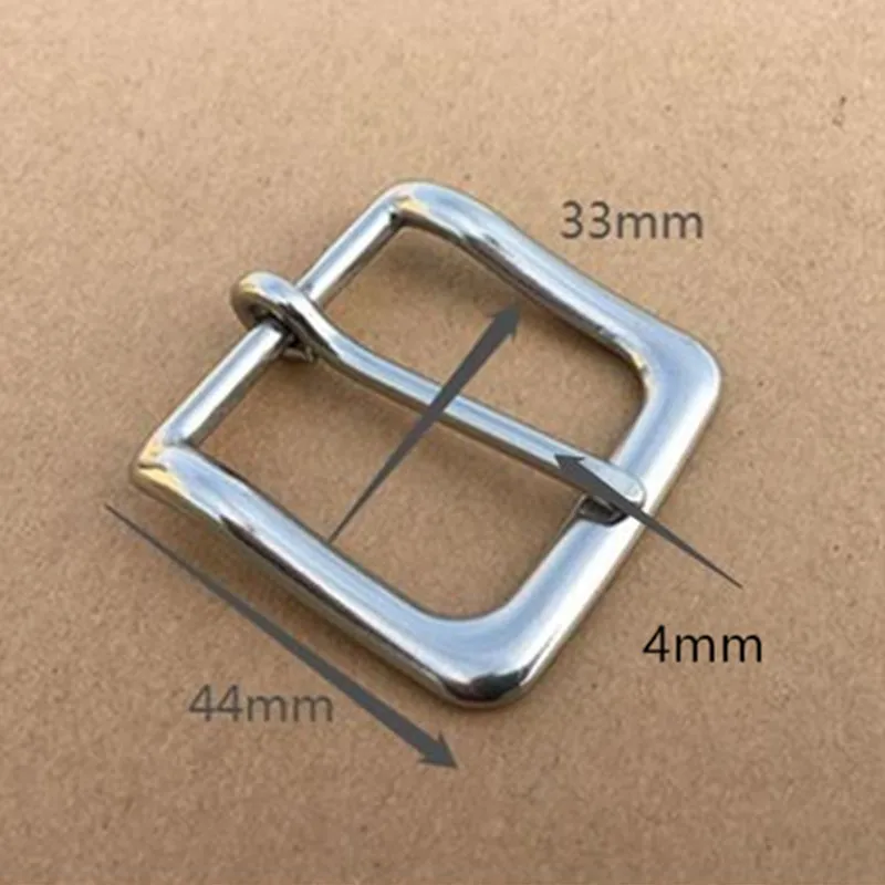 2pcs Leather Bag Garment Stainless Steel Pin Belt Buckle 33mm 38mm