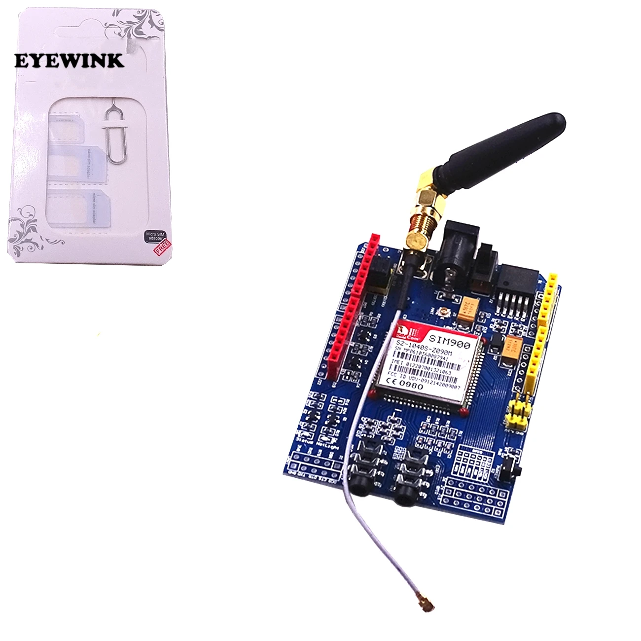 GPRS GSM экран с антенной проверенный во всем мире магазине SIM900 diy набор макетная