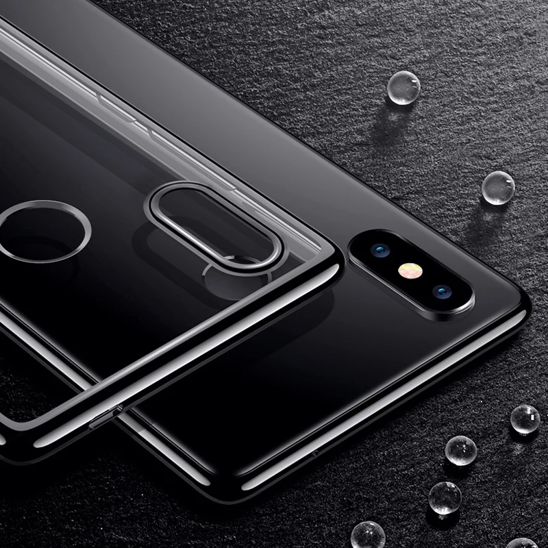Противоударные силиконовые чехлы для телефонов Xiaomi Mi 8/Mi8 SE Lite 360 Прозрачная