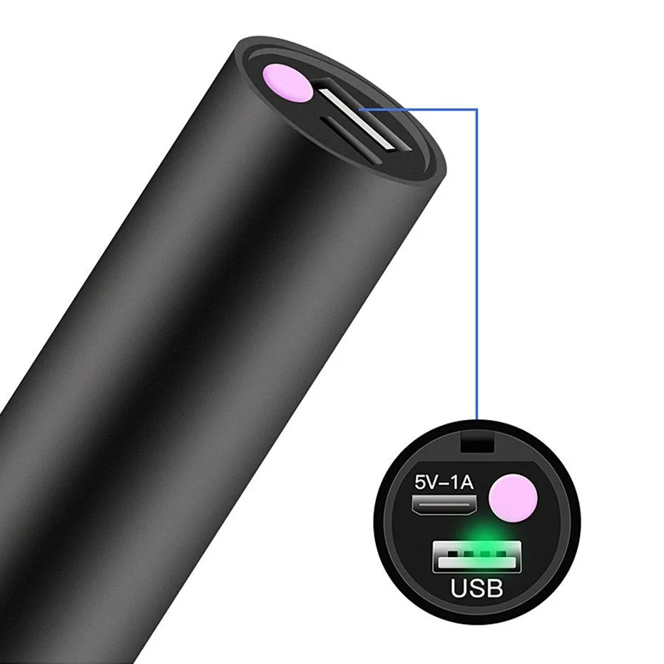 Ультра яркий светодиодный светильник USB с прямой зарядкой T6 пять режимов