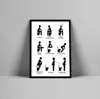 Wall Art Canvas Painting Funny Restroom Rules Sign Nordic Black White Poster Prints Toilet Humour Pictures Bathroom Home Decor ► Photo 1/6