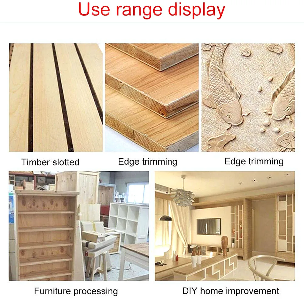 110V Woodworking Electric Trimmer 30000rpm Wood Milling Engraving Slotting Trimming Machine Wood Router Slotting Trimming