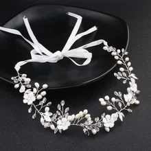 Роскошный хрустальный головной убор невесты тиара ручной работы Свадебный головной убор украшение для волос повязка на голову аксессуары головной убор женский TS150