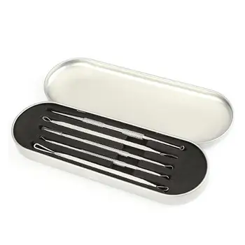 

5Pcs/Set Blackheads Comedone Acne Pimple Remover Acne Removal Needles Beauty Tools Kit Stainless Steel Facial Pore Cleaner