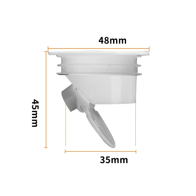 Drain Stopper White Bathtub Plug for Bath Shower Floor Drain for Sink Strainer Bathroom Trap Siphon Plug Anti Odor Kitchen Sink Deodorant Cork