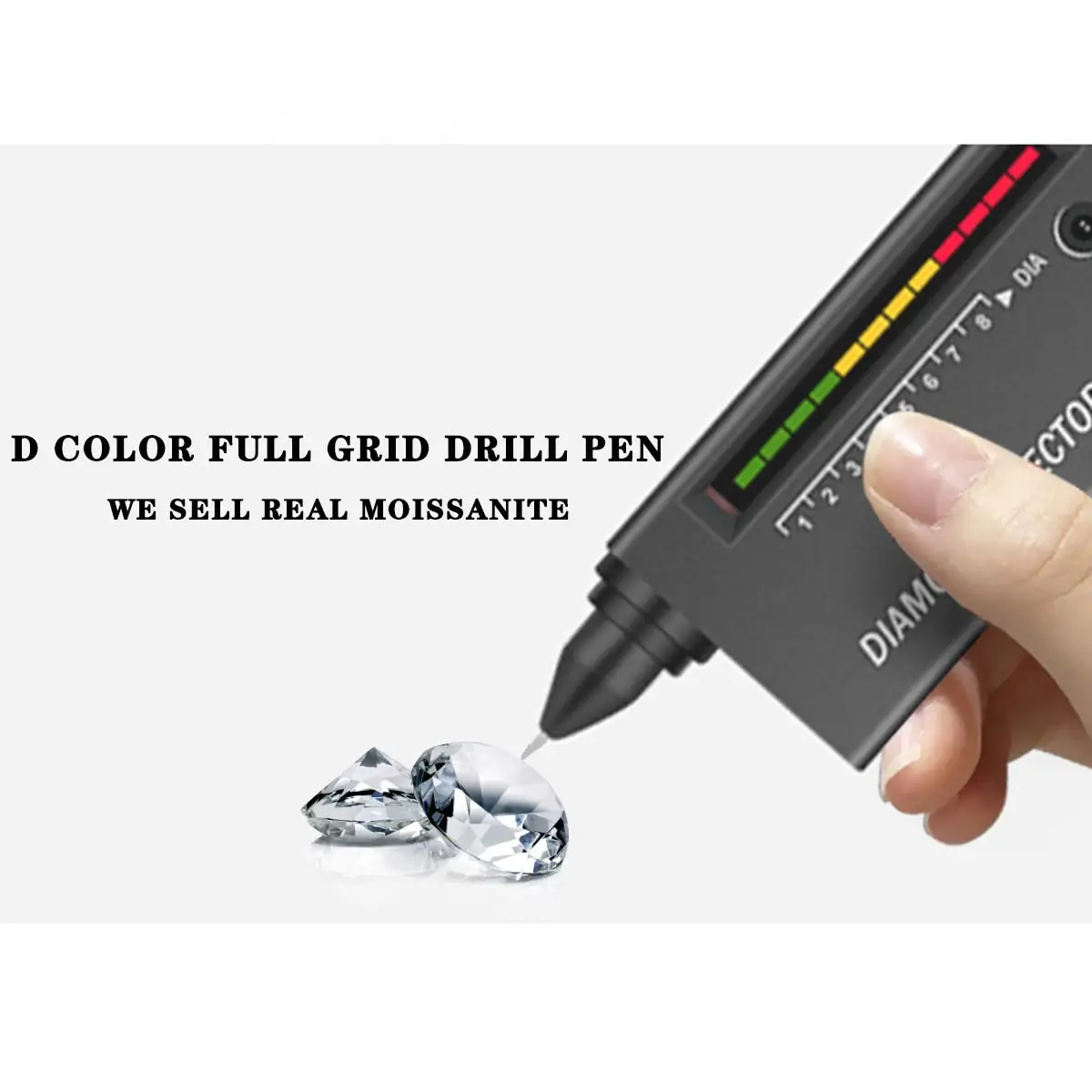 Loose Gemstones Moissanite Diamond 12mm 6ct G Color VVS1 Gem Stone Pass Diamond Tester Wit GRA Certificate For Jewelry Making