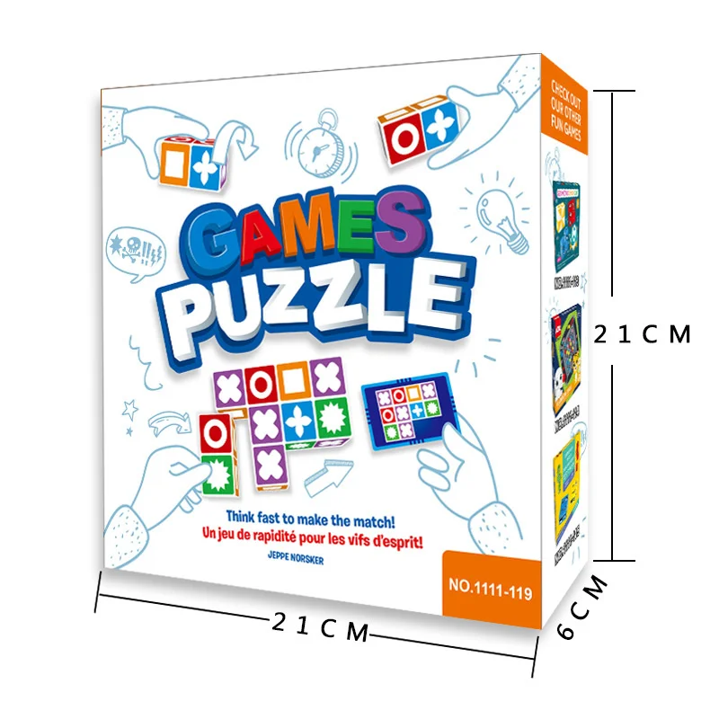 

Hot Kids Space Logical Thinking Board Game Matching Puzzle Family Party Games for Children Interactive Learning Educational Toys
