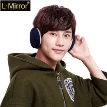 L. Mirror 1 шт. теплые бархатные зимние чистые цветные наушники защита шеи Регулируемая обертка