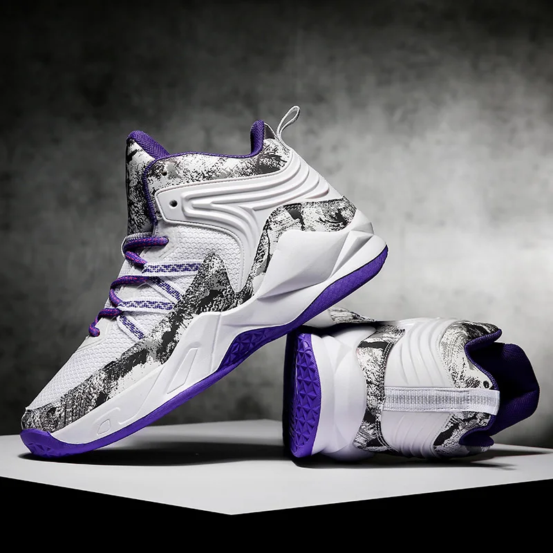 Новинка Баскетбольная обувь с высоким берцем Женские Брендовые ботильоны