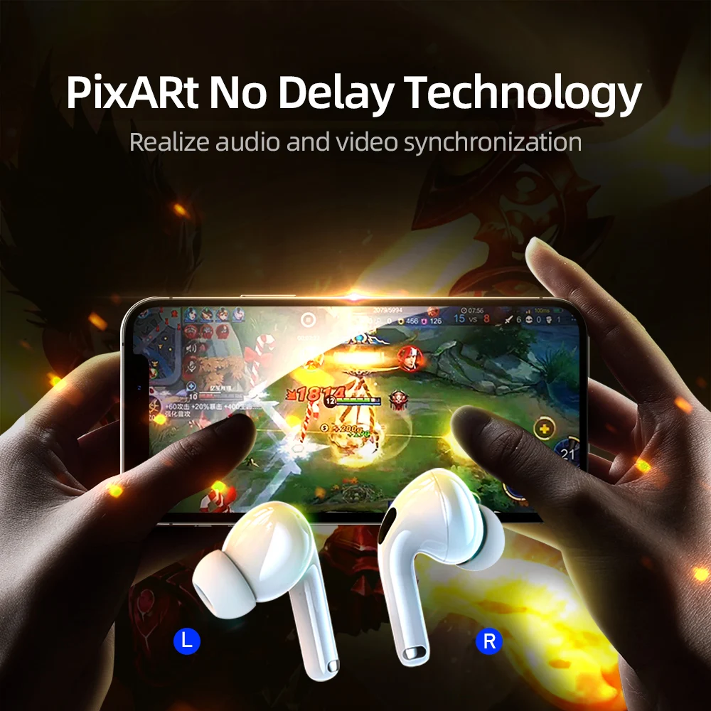 Joyroom C1 Pro Wireless Bluetooth Earphone bluetooth 5.0 3D Stereo    ipx4 waterproof Main&auxiliary switch