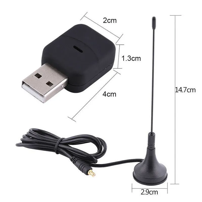 Мини USB цифровой DVB-T USB 2,0 Ключ USB 2,0 WLB адаптер видео запись