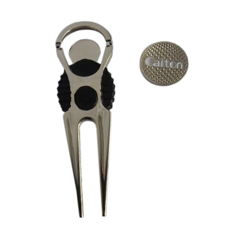 Caiton Golf Divot инструмент для ремонта шариковый вкладыш шариковый маркер Для Гольфа Вилка Комплект для гольфистов