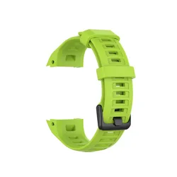 Premium Silicone Watch Band with TPU Soft Cover and Screen Protector (Green)