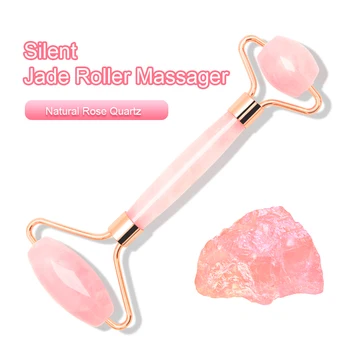 

Facial Massage Roller Double Heads Jade Stone Face Lift Hands Body Skin Relaxation Slimming Beauty Health Care Beauty Set Box