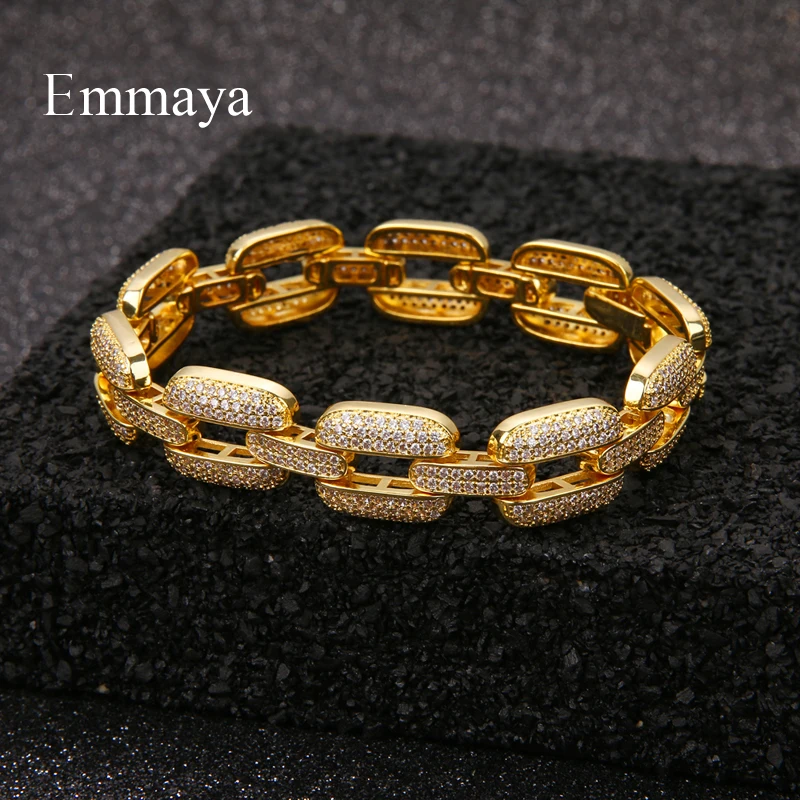 Новое поступление изысканный дизайнерский золотой браслет EMMAYA с пряжкой из