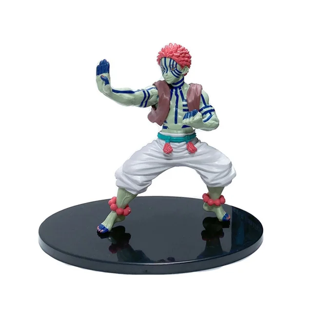 Anime Demon Slayer Figure Kamado Tanjirou Nezuko Action Figures PVC Model Toys Zenitsu Figurine Inosuke Kimetsu No Yaiba Figura Akaza No Box