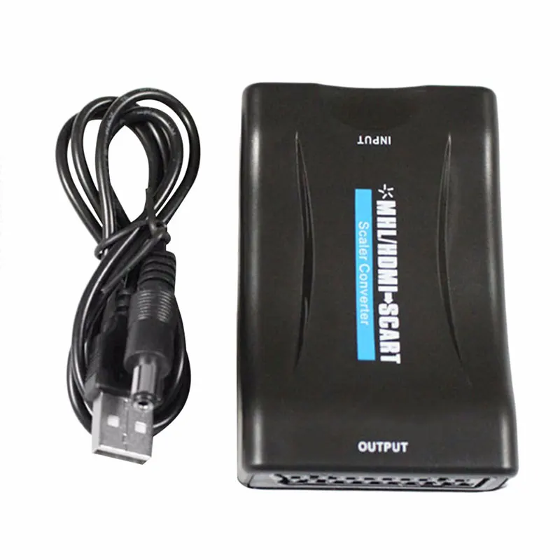 HDMI к Scart конвертер адаптер HDMI 1080P Бытовая электроника конвертер HD tv Box