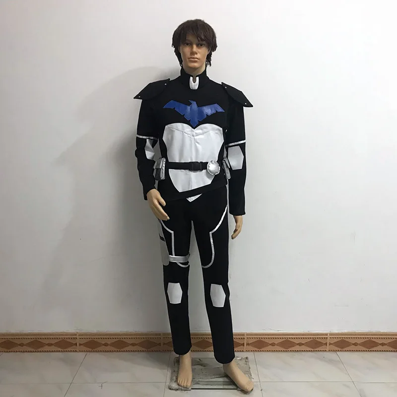

Костюм супергероя Nightwing Cos для рождественской вечеринки, Хэллоуина, униформа для костюмированной вечеринки, любой размер на заказ