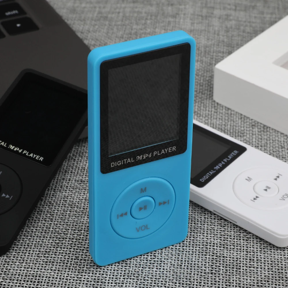 Fashion Portable MP3/MP4 Player LCD Screen FM Radio Video Games Movie Music Ultra-thin TF Card Not Included 5