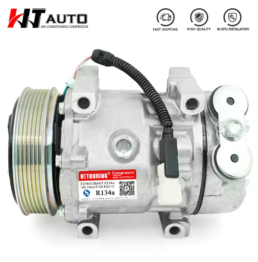 SD7V16 A/C компрессор для peugeot 206 306 406 806 607 807 для Citroen C5 C8 9645306580 6453CL 9626902180 6453JF 1237 1211F 6PK