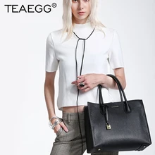 TEAEGG, женская дизайнерская сумка, одноцветная сумка, женская брендовая сумка через плечо