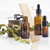 Dropper Bottles with Scale 5ml-100ml Reagent Eye Drop Amber Glass Aromatherapy Liquid Pipette Bottle Refillable Bottles Travel 3