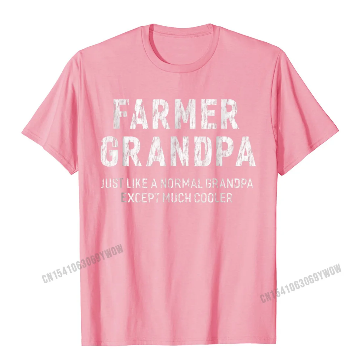Group T Shirts Customized Short Sleeve Wholesale O Neck 100% Cotton T Shirt Gift Sweatshirts for Men VALENTINE DAY Farmer Grandpa Gifts For Grandpa Men T-shirt__854 pink