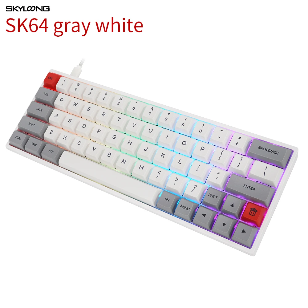 GK64 Bluetooth Двухрежимная механическая клавиатура для электронных спортивных игр
