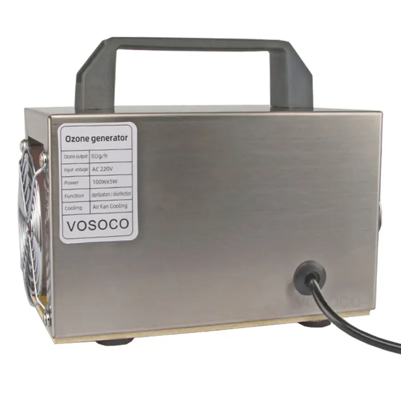 60g/h Ozone Generator Portable Ozonizer Air Purifier Sterilizer treatment Ozone addition to formaldehyde Ozone machine 220V 110V 5