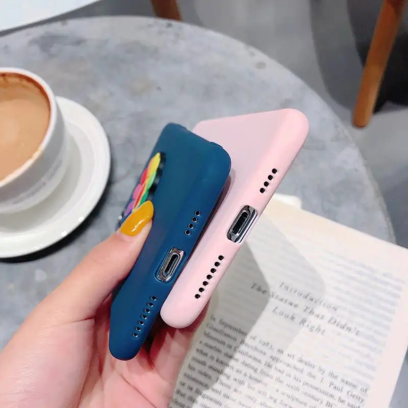 Горячая Корея 3D милый солнечный цветок скраб ТПУ мягкий чехол для iphone 11Pro MAX XS XR 7
