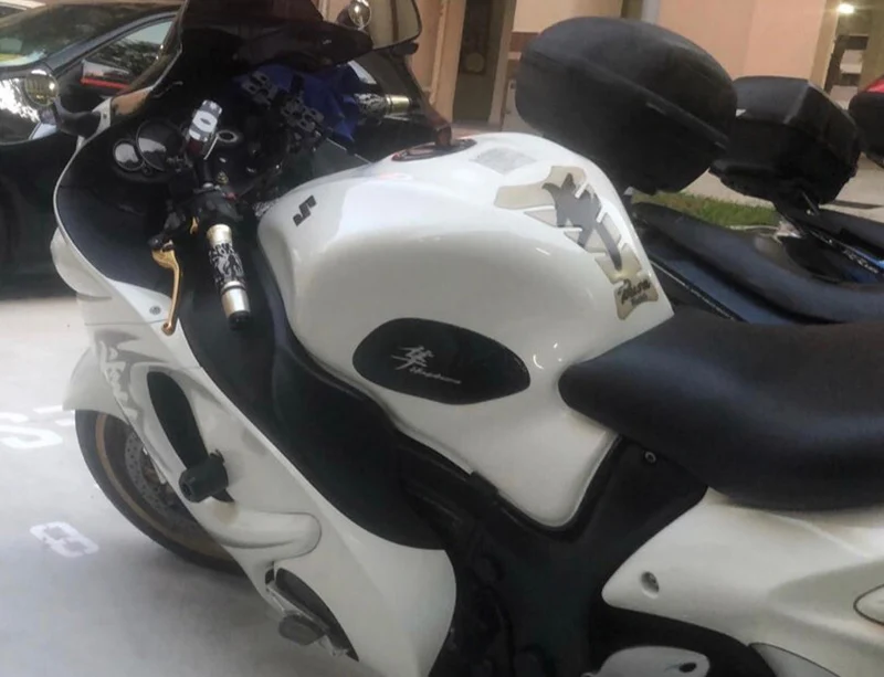 Для Suzuki Hayabusa GSX1300R 2008 2009 2010 2011 2012 2013- Moto Protector газа до колена Ручка Танк Тяговые колодки сторона 3 м Стикеры
