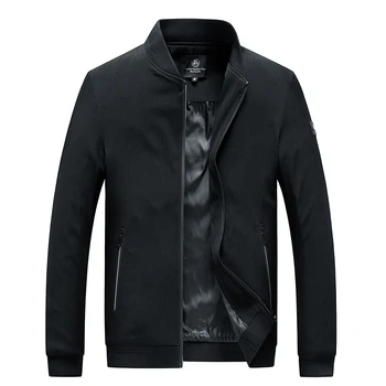 

Hot Sale Classic Men Jackets Solid Color Men's Jackets Coat Black Gray Orange Men's Jackets Coat