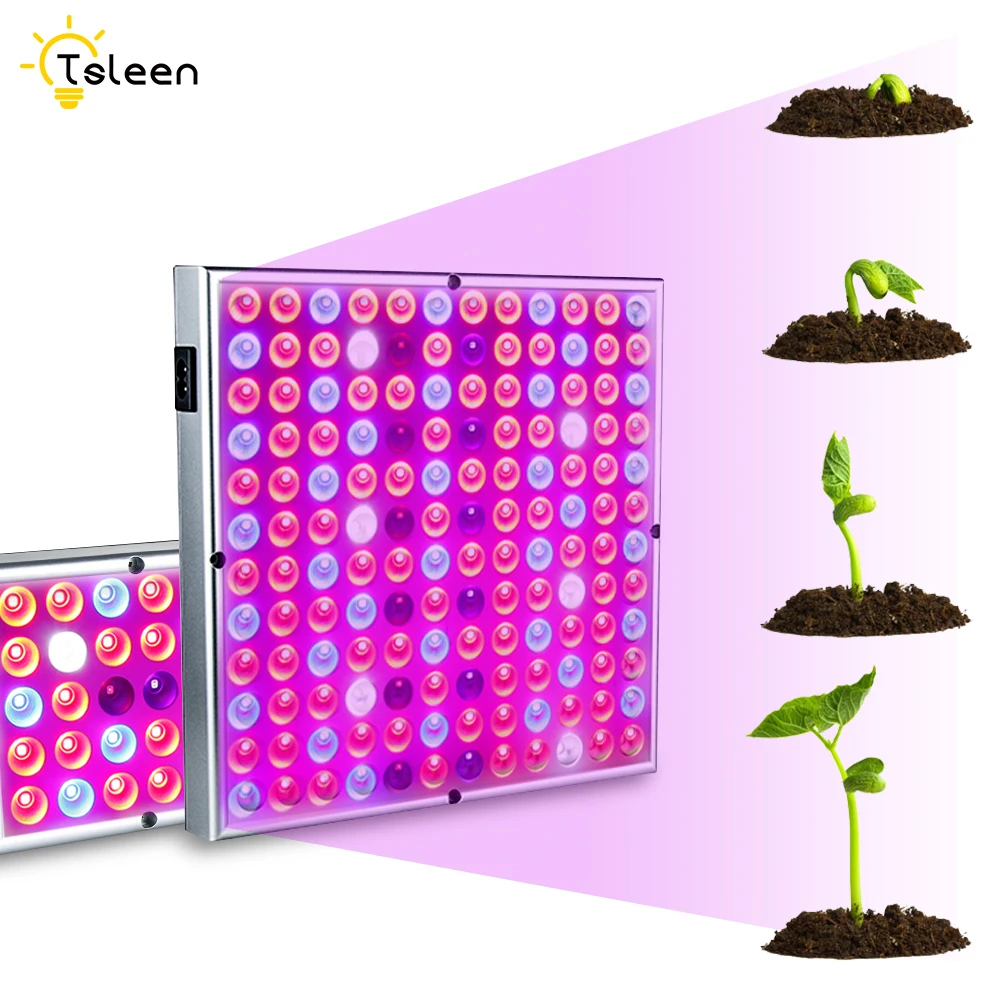 

TSLEEN Phyto Lamp Full Spectrum Growing Lamps 45W AC85-265V For Indoor Greenhouse Plants Hydroponics Flower Panel Grow Lights