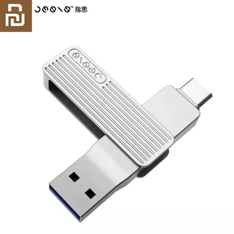 USB диск Youpin Jesis U Disk с двумя интерфейсами 3 1 металлический 32/64/128 ГБ|Смарт-гаджеты| |