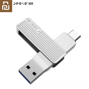 

Youpin Jesis U Disk Type-C Dual Interface USB 3.1 Mobile Phone U Disk Metal Material 32GB 64GB 128GB U Disk Smart App