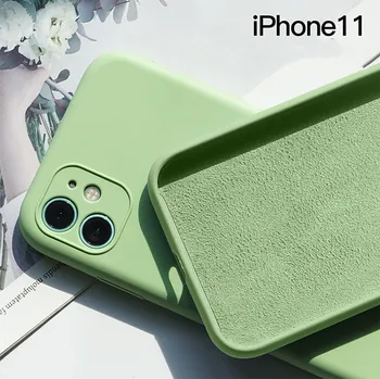 

For iPhone 11 Pro X XS XR Max 6S 7 8 Plus Case Luxury Original Silicone Full Protection Soft Cover For samsung S8 S9 S10 Note