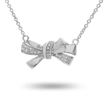 

Колье из серебра с фианитами N01844