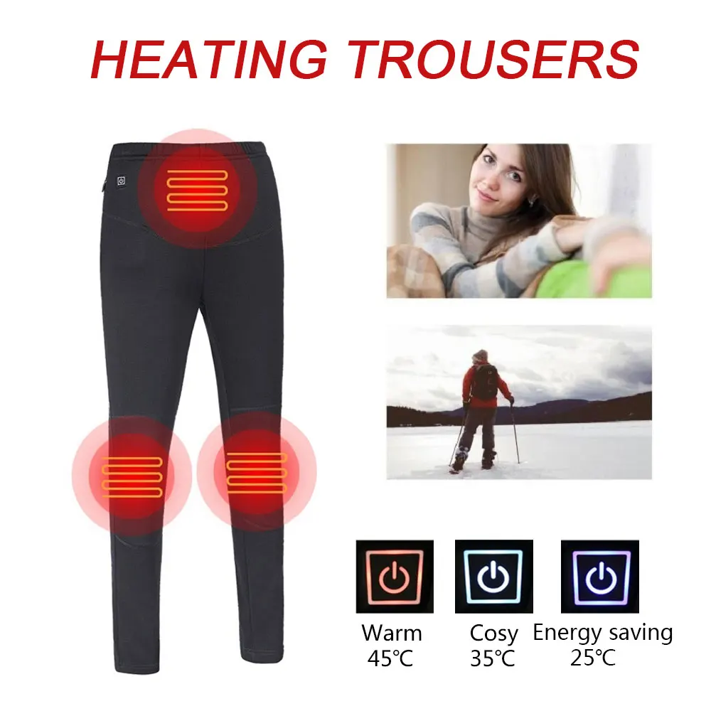 

Electric Heating Pants Electric Trousers USB Warm 5-12v Hot Warming Clothing Heated Pants Body Warmer Thermal Physiotherapy