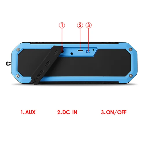 WESDAR K22 Portable Bluetooth speaker Wireless Loudspeaker Waterproof Outdoor Speaker Sound System stereo Music surround