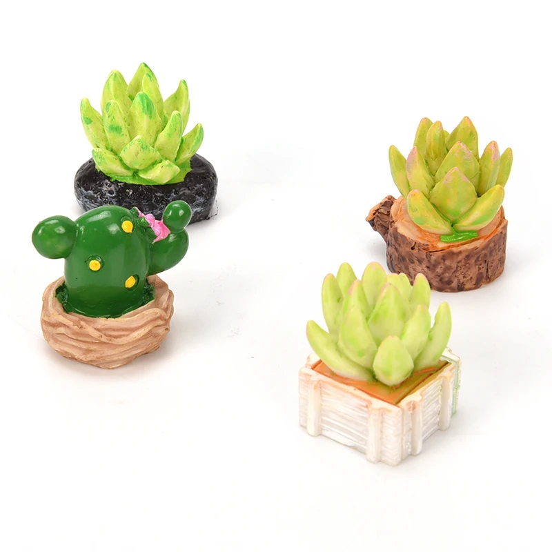 Artificial Succulents Landscape Ornament Plants Grass Desert Fake Flower Home Office Garden Decoration
