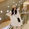 Casual Loose White Shirt Women Lantern Sleeve Blouse Fashion Lapel Oversized Top Shirts 2