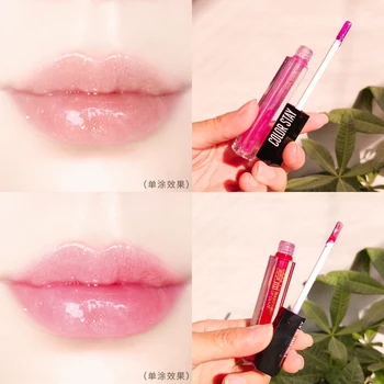 

Xixi moisturizing glitter lip gloss brighten gold pink soft lip cream long lasting waterproof nude shiny liquid lipstick AC167