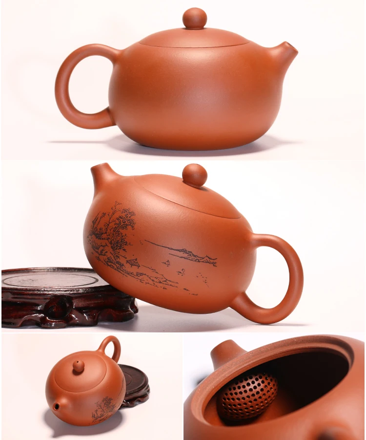 Yixing tea pot purple clay Xishi teapot beauty kettle Raw ore Handmade Tea set authentic Tie Guanyin Puer 188 ball hole filter