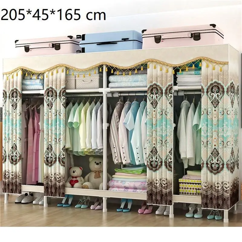 MODEL F Дальность Armadio Gabinete Armazenamento Armoire Chambre Armario Tela Dresser De Dormitorio Guarda Roupa гардероб Mueble гардероб - Цвет: MODEL F